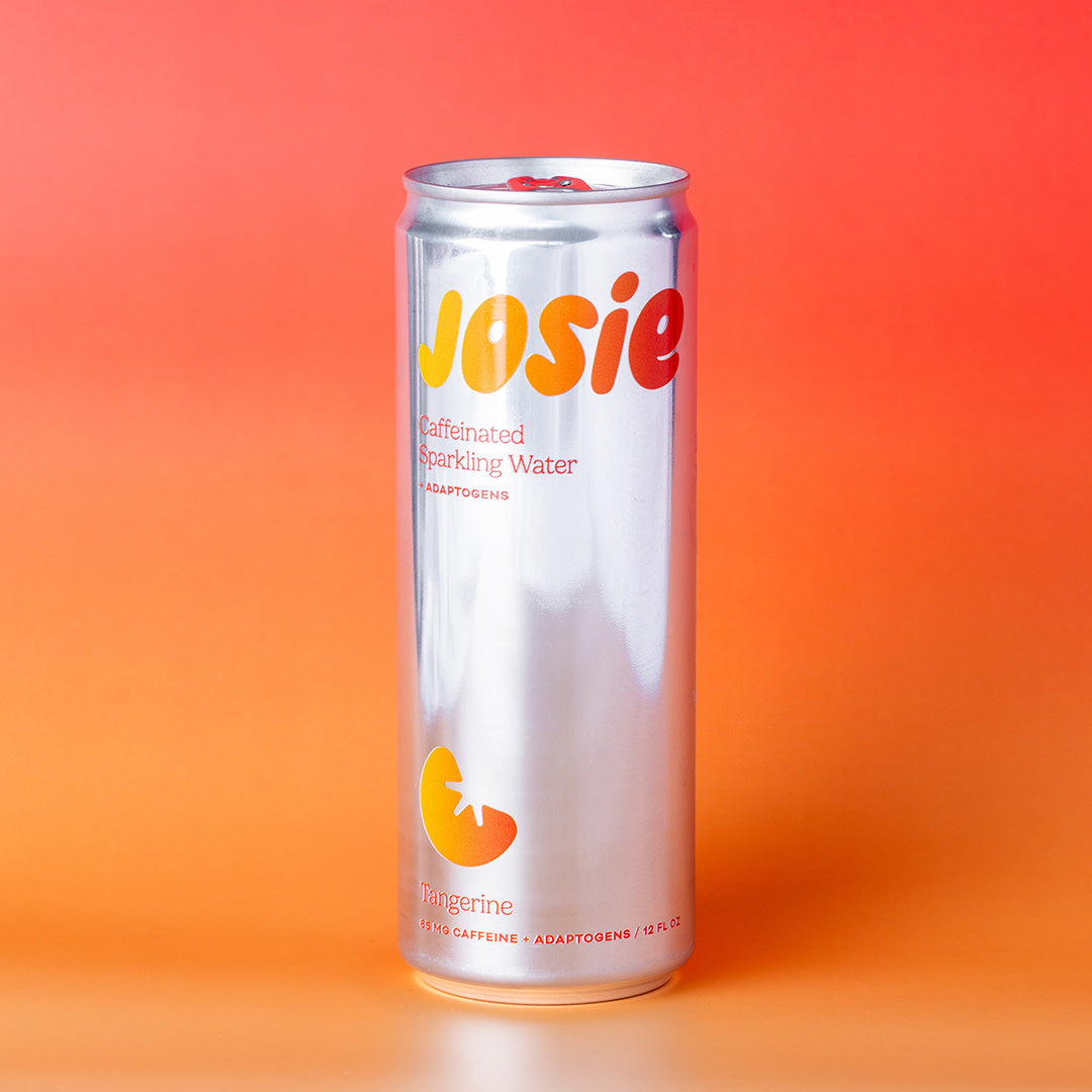 Josie Tangerine Caffeinated Sparkling Water - 12 Pack